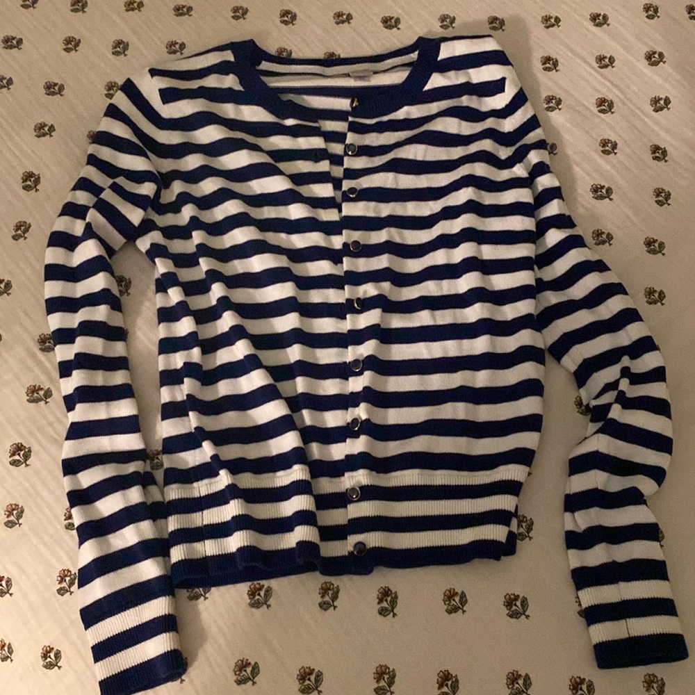 Banana Republic striped cardigan